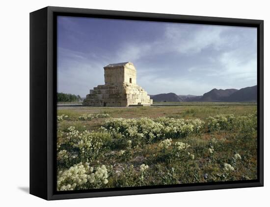 Tomb of Cyrus the Great, Passargadae (Pasargadae), Iran, Middle East-Christina Gascoigne-Framed Stretched Canvas