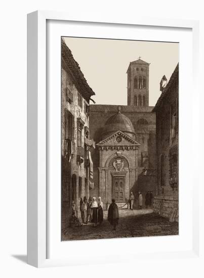 Tomb of Dante Alighieri-Samuel Prout-Framed Giclee Print