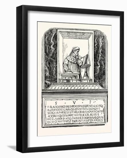 Tomb of Dante at Ravenna-null-Framed Giclee Print