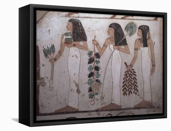 Tomb of Djeserkharaseneb, Thebes, Unesco World Heritage Site, Egypt, North Africa, Africa-Richard Ashworth-Framed Stretched Canvas