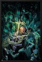 Tomb of Dracula No.3 Cover: Blade-Bill Sienkiewicz-Lamina Framed Poster