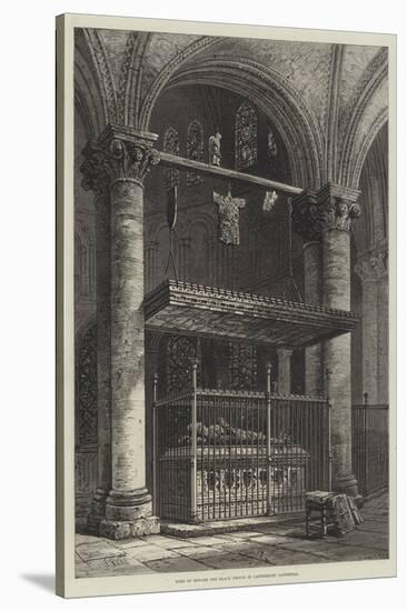 Tomb of Edward the Black Prince in Canterbury Cathedral-Samuel Read-Stretched Canvas