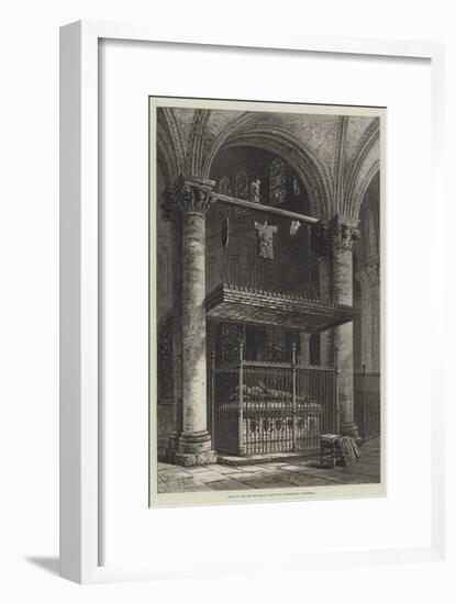 Tomb of Edward the Black Prince in Canterbury Cathedral-Samuel Read-Framed Giclee Print