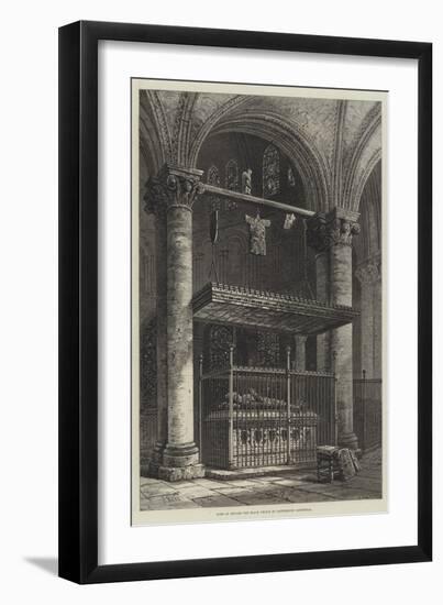 Tomb of Edward the Black Prince in Canterbury Cathedral-Samuel Read-Framed Giclee Print