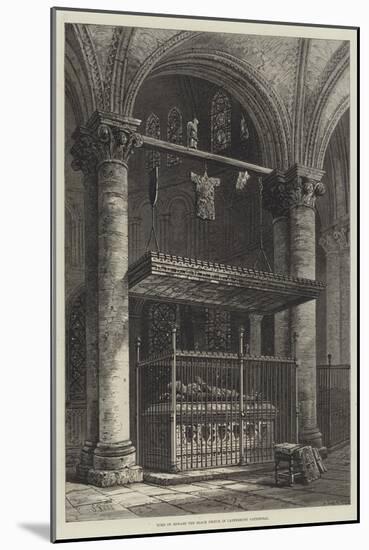 Tomb of Edward the Black Prince in Canterbury Cathedral-Samuel Read-Mounted Giclee Print