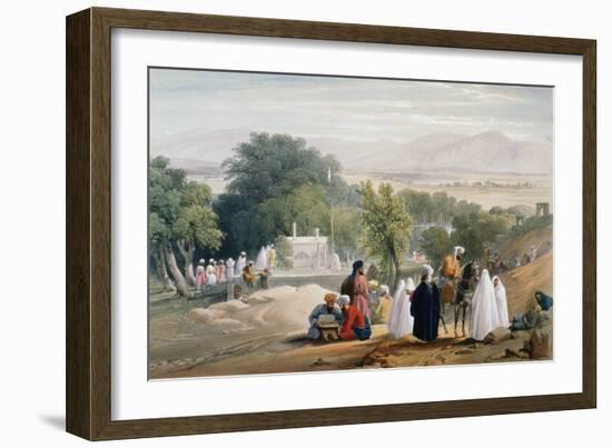 Tomb of Emperor Babur, Kabul, First Anglo-Afghan War 1838-1842-James Atkinson-Framed Giclee Print