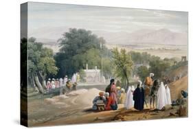 Tomb of Emperor Babur, Kabul, First Anglo-Afghan War 1838-1842-James Atkinson-Stretched Canvas