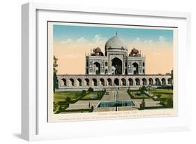 Tomb of Emperor Humayun-null-Framed Premium Giclee Print