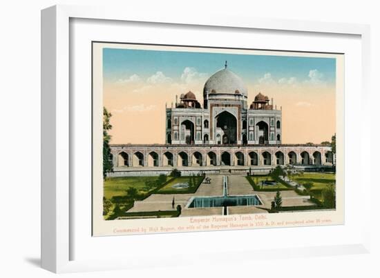 Tomb of Emperor Humayun-null-Framed Art Print