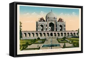 Tomb of Emperor Humayun-null-Framed Stretched Canvas