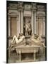 Tomb of Giuliano De' Medici, 1520-34-Michelangelo Buonarroti-Mounted Giclee Print