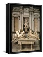 Tomb of Giuliano De' Medici, 1520-34-Michelangelo Buonarroti-Framed Stretched Canvas