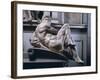 Tomb of Giuliano De' Medici, Detail of Day, 1520-33-Michelangelo Buonarroti-Framed Giclee Print