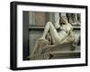 Tomb of Giuliano De' Medici, Detail of Night, 1520-33-Michelangelo Buonarroti-Framed Giclee Print