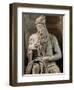 Tomb of Giulio II: Moses, by Buonarroti Michelangelo, 1513, 16th Century, Marble-Michelangelo Buonarroti-Framed Photographic Print