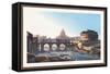 Tomb of Hadrian-M. Dubourg-Framed Stretched Canvas