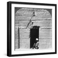 Tomb of Harkhuf, a Frontier Baron in the Days of the Pyramid Builders, Assuan (Aswa), Egypt, 1905-Underwood & Underwood-Framed Photographic Print