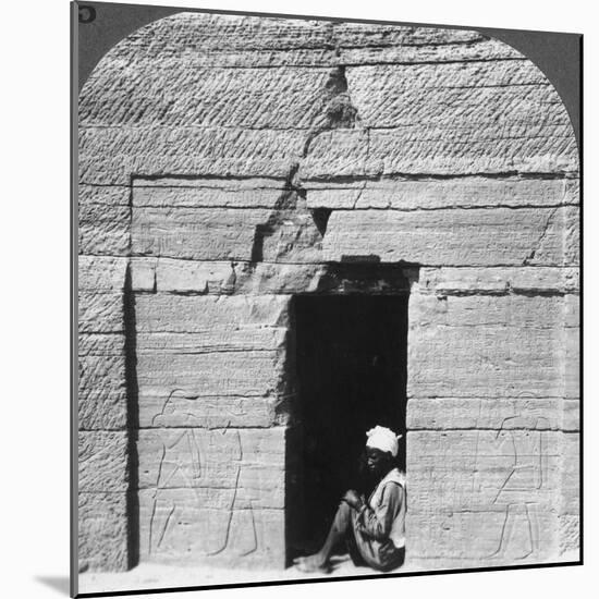 Tomb of Harkhuf, a Frontier Baron in the Days of the Pyramid Builders, Assuan (Aswa), Egypt, 1905-Underwood & Underwood-Mounted Photographic Print