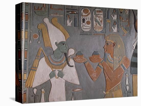 Tomb of Horemheb, Valley of the Kings, Thebes, Unesco World Heritage Site, Egypt, North Africa-Richard Ashworth-Stretched Canvas