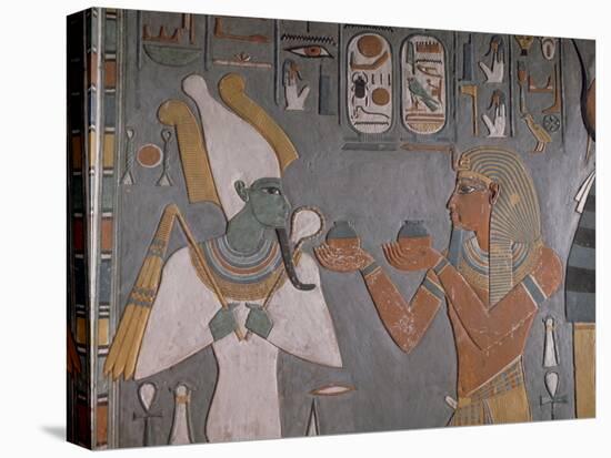 Tomb of Horemheb, Valley of the Kings, Thebes, Unesco World Heritage Site, Egypt, North Africa-Richard Ashworth-Stretched Canvas