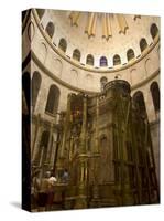 Tomb of Jesus Christ, Church of the Holy Sepulchre, Old Walled City, Jerusalem, Israel-Christian Kober-Stretched Canvas