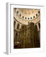 Tomb of Jesus Christ, Church of the Holy Sepulchre, Old Walled City, Jerusalem, Israel-Christian Kober-Framed Photographic Print