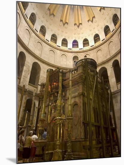 Tomb of Jesus Christ, Church of the Holy Sepulchre, Old Walled City, Jerusalem, Israel-Christian Kober-Mounted Photographic Print