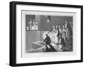 'Tomb of Joseph of Arimathea. Luke, 23. 50. 54', 1830-J Clarke-Framed Giclee Print