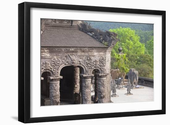 Tomb of Khai Dinh, Hue, Thua Thien-Hue, Vietnam, Indochina, Southeast Asia, Asia-Ian Trower-Framed Photographic Print