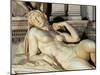 Tomb of Lorenzo De Medici, Detail of Dawn-Michelangelo Buonarroti-Mounted Giclee Print