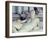 Tomb of Lorenzo De Medici, Detail of Dusk-Michelangelo Buonarroti-Framed Giclee Print