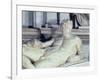 Tomb of Lorenzo De Medici, Detail of Dusk-Michelangelo Buonarroti-Framed Giclee Print