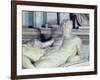 Tomb of Lorenzo De Medici, Detail of Dusk-Michelangelo Buonarroti-Framed Giclee Print