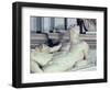 Tomb of Lorenzo De Medici, Detail of Dusk-Michelangelo Buonarroti-Framed Giclee Print