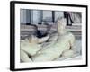 Tomb of Lorenzo De Medici, Detail of Dusk-Michelangelo Buonarroti-Framed Giclee Print