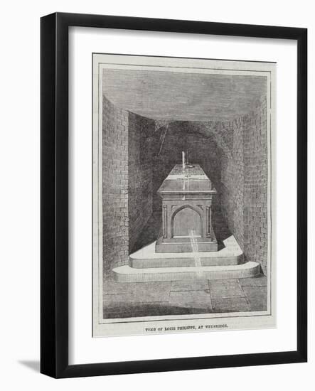 Tomb of Louis Philippe, at Weybridge-null-Framed Giclee Print