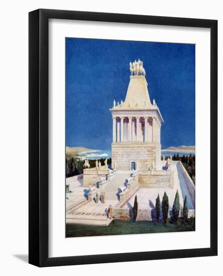 Tomb of Mausolus at Halicarnassus, 1933-1934-AJ Stevenson-Framed Giclee Print