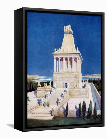 Tomb of Mausolus at Halicarnassus, 1933-1934-AJ Stevenson-Framed Stretched Canvas