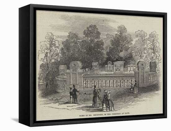 Tomb of Mr Beckford, in the Cemetery at Bath-null-Framed Stretched Canvas