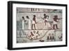Tomb of Nakht, Detail of a Fresco Depicting Some Agricultural Activities-null-Framed Giclee Print