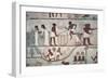 Tomb of Nakht, Detail of a Fresco Depicting Some Agricultural Activities-null-Framed Giclee Print