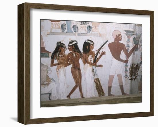 Tomb of Nakht, Valley of Nobles, Thebes, UNESCO World Heritage Site, Egypt, North Africa, Africa-Richard Ashworth-Framed Photographic Print