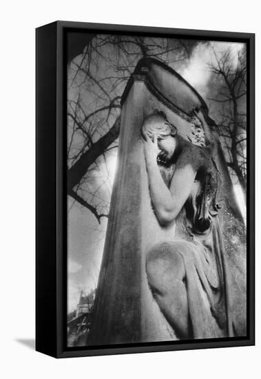 Tomb of Ninon Michaelis, Kensal Green Cemetery, London, England-Simon Marsden-Framed Stretched Canvas