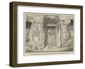 Tomb of Nofre Ma, an Egyptian of the Third Dynasty, at Meidoum-null-Framed Giclee Print