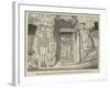 Tomb of Nofre Ma, an Egyptian of the Third Dynasty, at Meidoum-null-Framed Giclee Print