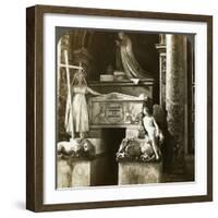 Tomb of Pope Clement XIII, St Peter's Basilica, Rome, Italy-Underwood & Underwood-Framed Photographic Print