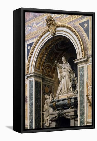 Tomb of Pope Leo XIII-Giulio Tadolini-Framed Stretched Canvas