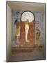 Tomb of Ramses I, Mural Painting of Ram-Head God, Osiris and Snake-Goddess Nesert-null-Mounted Giclee Print