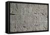 Tomb of Ramses II, Relief of Hieroglyphics Illustrating Litany of Ra from 19th Dynasty-null-Framed Stretched Canvas