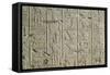 Tomb of Ramses II, Relief of Hieroglyphics Illustrating Litany of Ra from 19th Dynasty-null-Framed Stretched Canvas